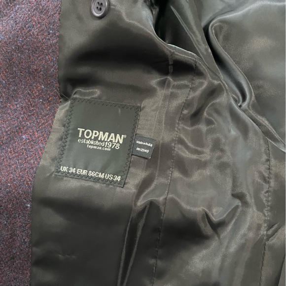 NWT TOPMAN TWEED BLAZER - Picture 13 of 13